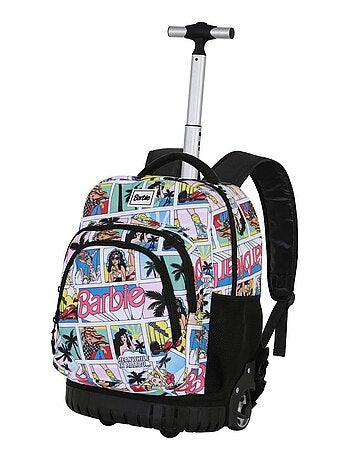 Barbie Comic Mochila Trolley GTS FAN, Multicolor