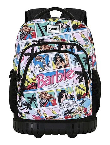 Barbie Comic Mochila Trolley GTS FAN, Multicolor