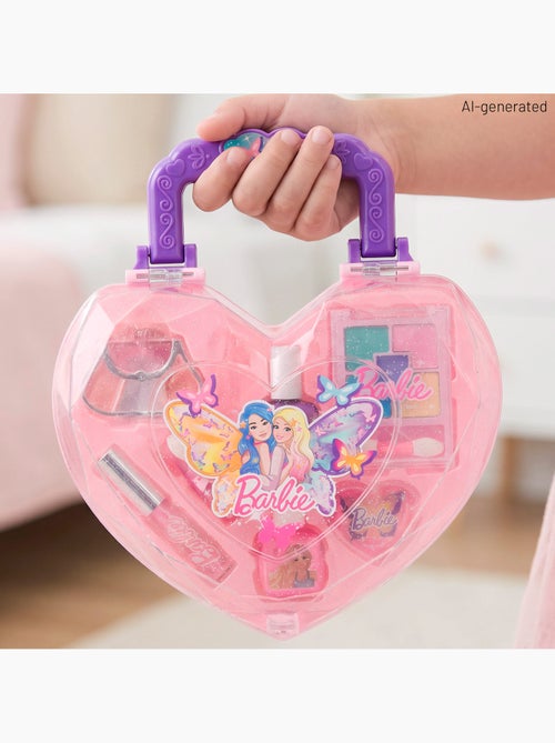Barbie estuche maquillaje infantil corazón - Kiabi
