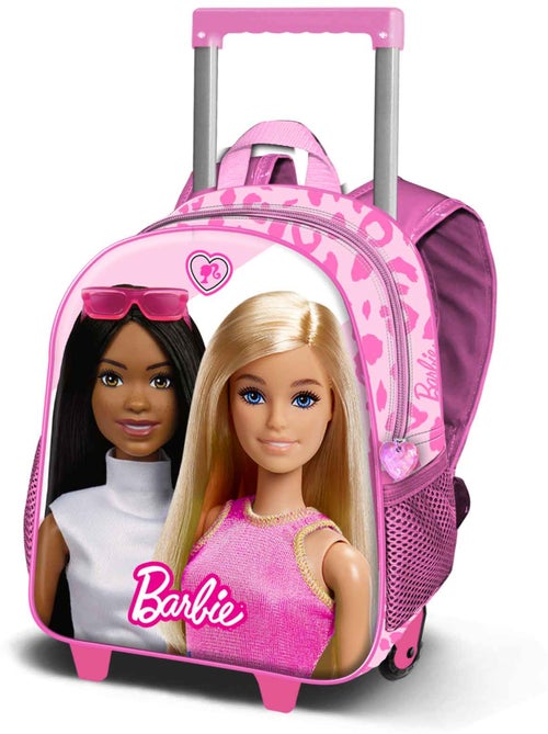 Barbie Fashionista Mochila 3D con Ruedas Pequeña, Rosa - Kiabi Barbie Fashionista Mochila 3D con Ruedas Pequeña, Rosa - Kiabi