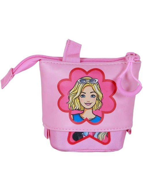 Barbie Flower Estuche Portatodo Cute + 2 Bolígrafos de Gel Borrables, Rosa - Kiabi Barbie Flower Estuche Portatodo Cute + 2 Bolígrafos de Gel Borrables, Rosa - Kiabi
