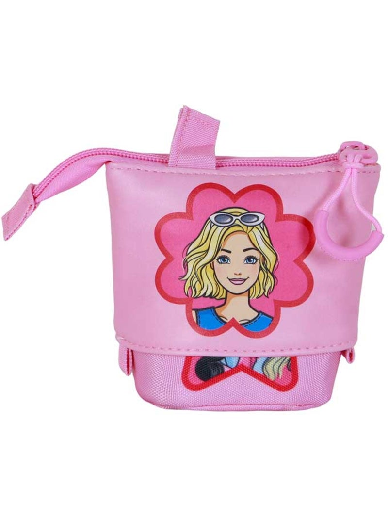 Barbie Flower Estuche Portatodo Cute + 2 Bolígrafos de Gel Borrables, Rosa Rosa - Kiabi