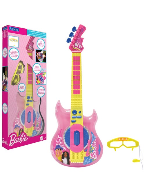 Barbie Iluminación Electrónica Guitarrara con Micrófono en forma de gafas - Kiabi