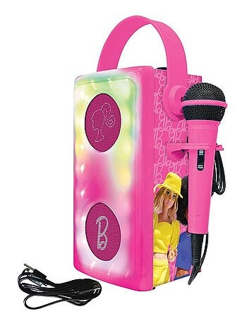 Barbie luminous potente altavoz bluetooth® con micrófono