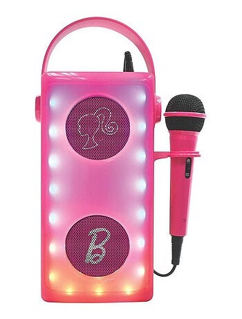 Barbie luminous potente altavoz bluetooth® con micrófono