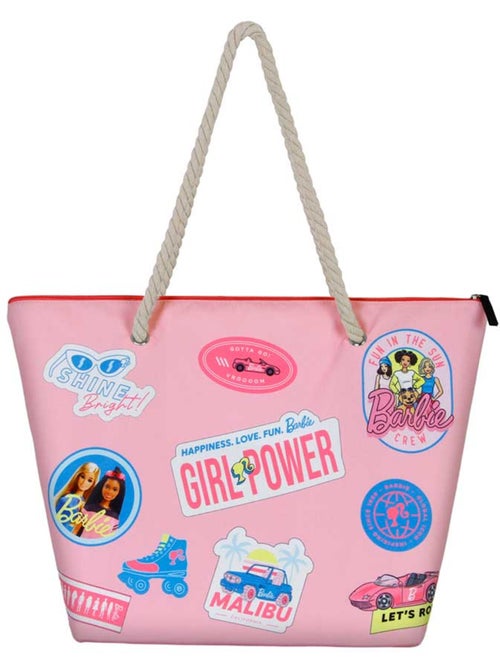 Barbie Malibu Bolsa de Playa Soleil, Rosa - Kiabi