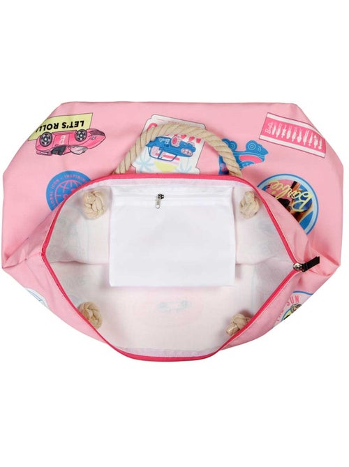 Barbie Malibu Bolsa de Playa Soleil, Rosa - Kiabi
