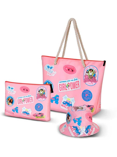 Barbie Malibu Bolsa de Playa Soleil, Rosa - Kiabi