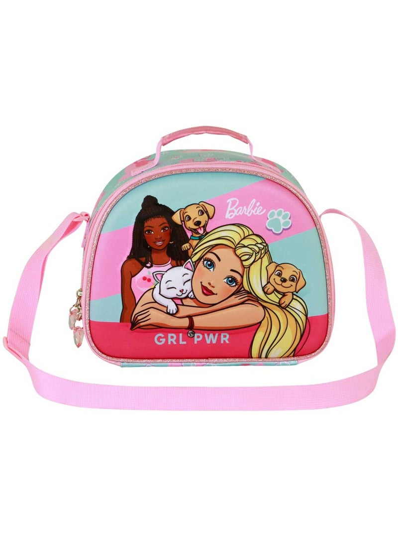 Barbie Pets Bolsa Portamerienda 3D, Rosa Rosa - Kiabi