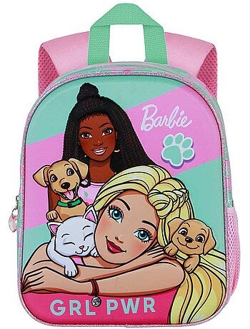 Barbie Pets Mochila 3D Elite, Rosa