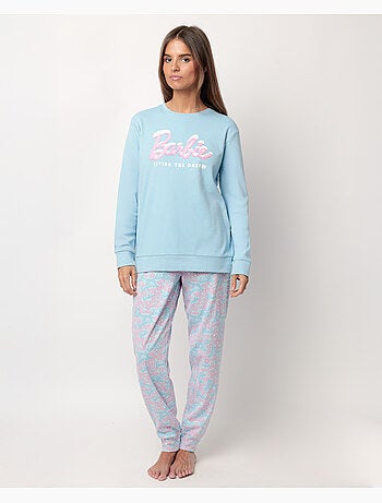 BARBIE Pijama Manga Larga Apres Ski para Mujer