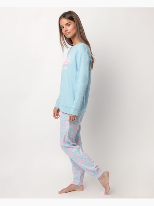 BARBIE Pijama Manga Larga Apres Ski para Mujer - Kiabi BARBIE Pijama Manga Larga Apres Ski para Mujer - Kiabi