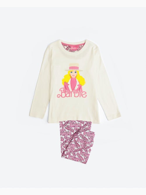 BARBIE Pijama Manga Larga Chic para Niña - Kiabi BARBIE Pijama Manga Larga Chic para Niña - Kiabi
