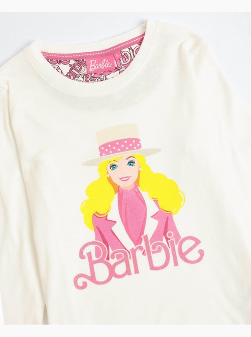 BARBIE Pijama Manga Larga Chic para Niña - Kiabi BARBIE Pijama Manga Larga Chic para Niña - Kiabi