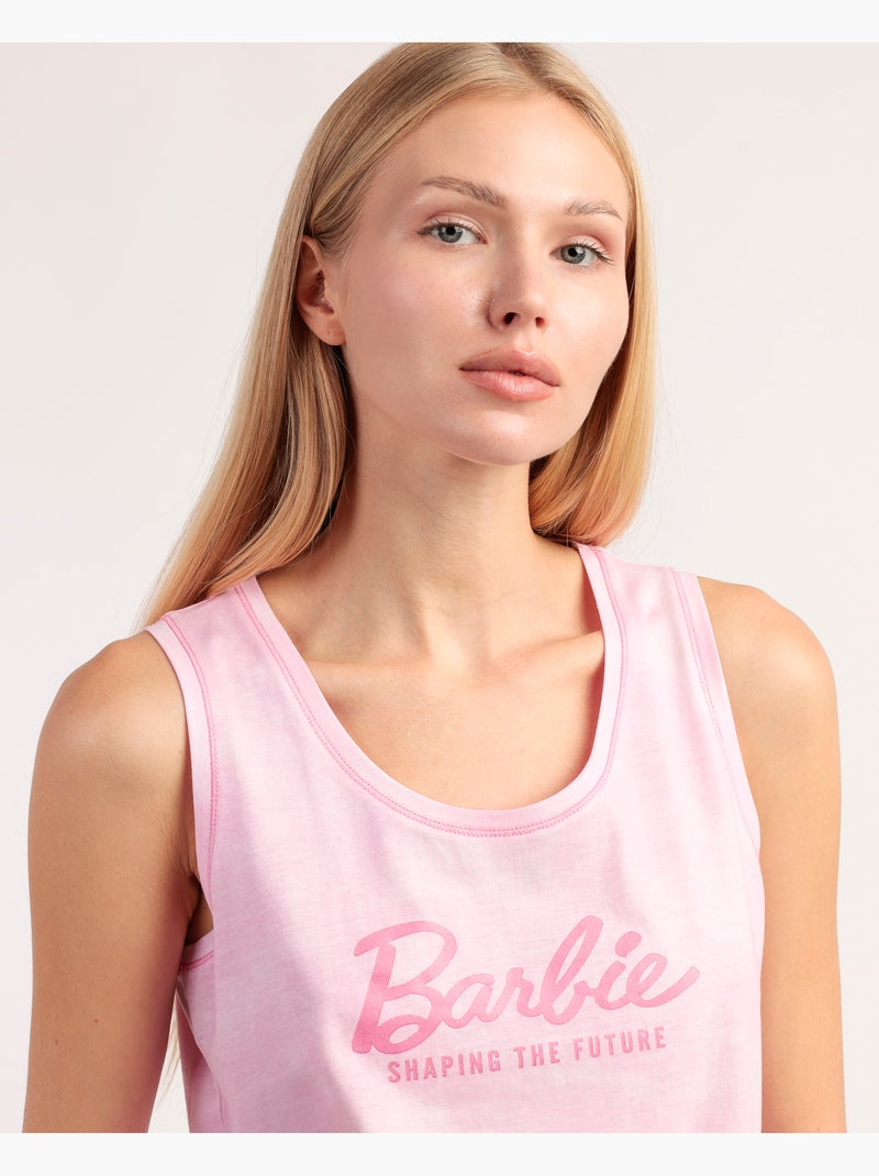 BARBIE Pijama Sin mangas Tie & Dye para Mujer Rosa - Kiabi
