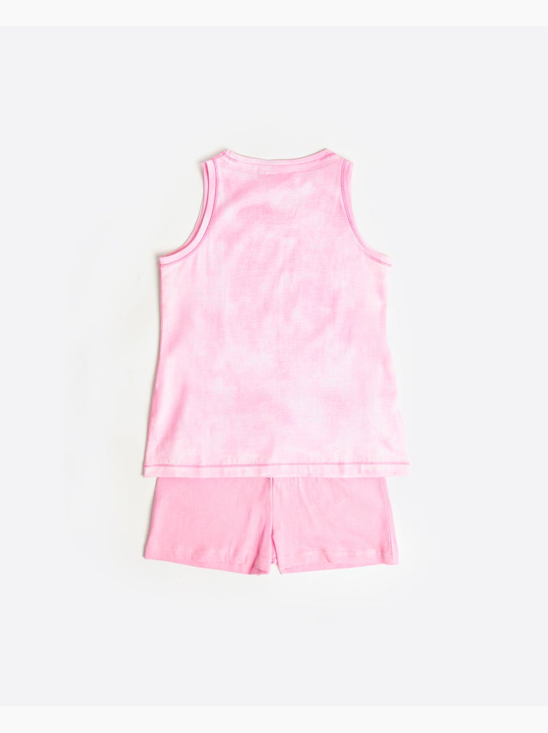 BARBIE Pijama Sin mangas Tie & Dye para Niña Rosa - Kiabi