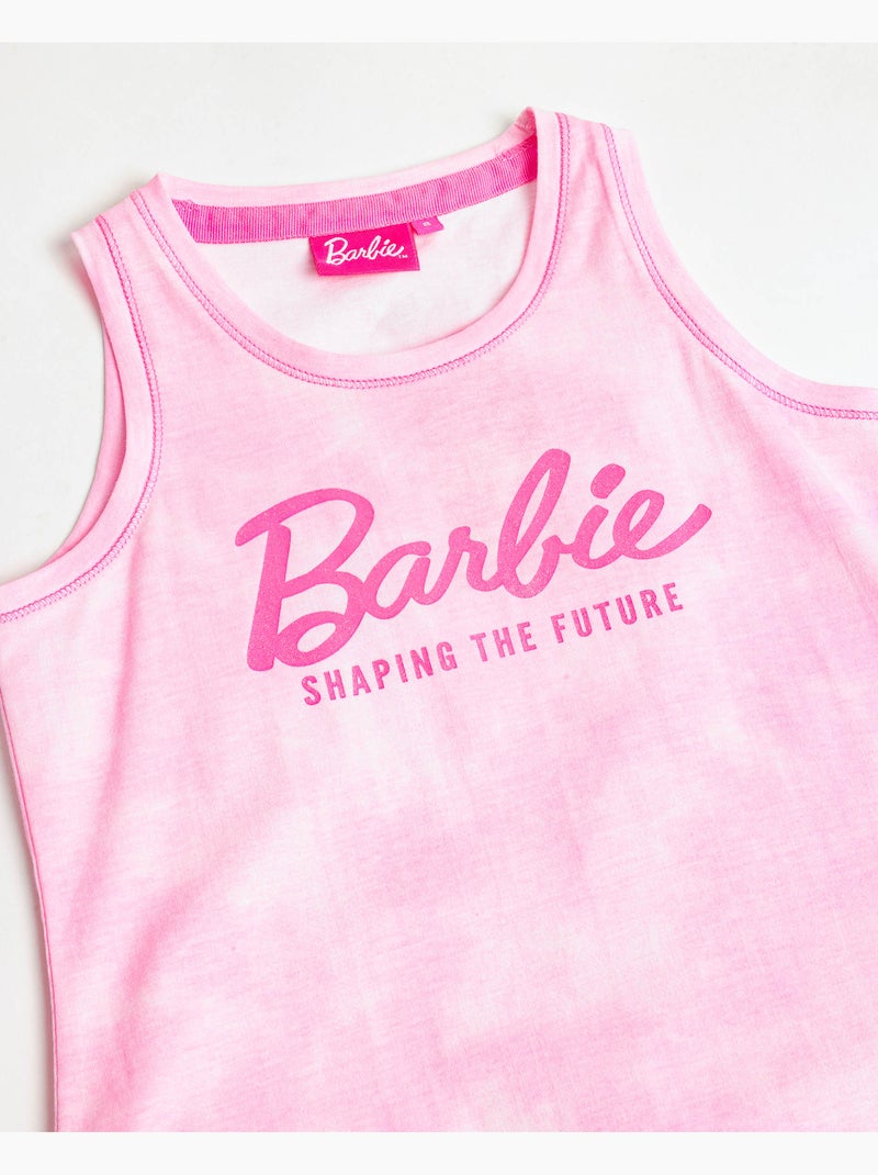 BARBIE Pijama Sin mangas Tie & Dye para Niña Rosa - Kiabi