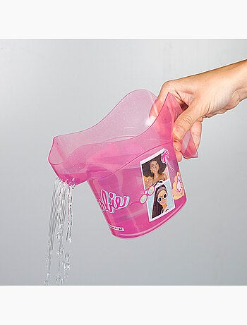 Barbie set cubo playa c/muñeca, accesorios y mochila transporte