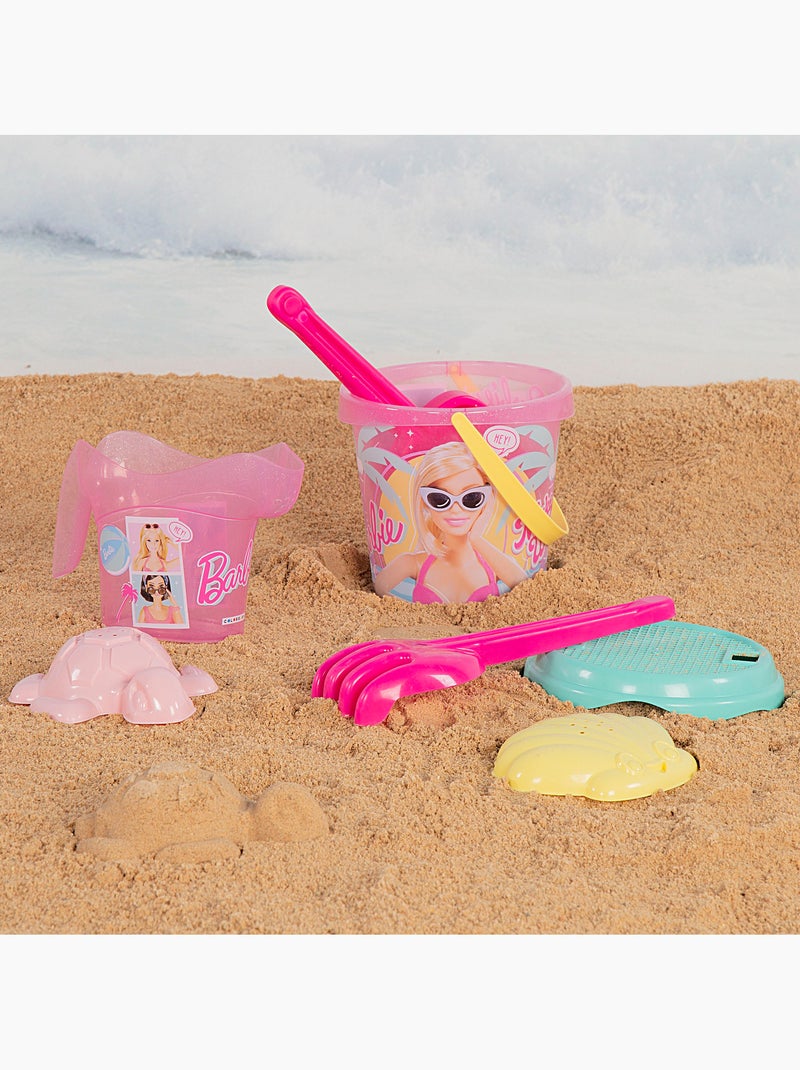 Barbie set cubo playa c/muñeca, accesorios y mochila transporte N/D - Kiabi