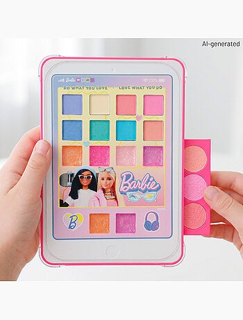 Barbie set de maquillaje infantil tablet