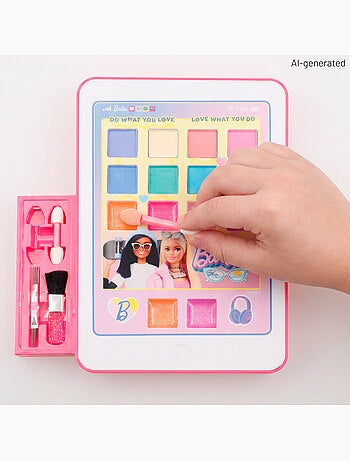 Barbie set de maquillaje infantil tablet