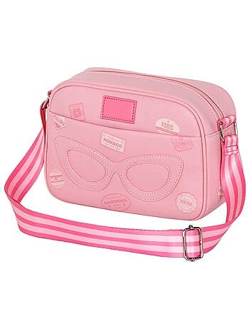 Barbie Travel Bolso Bandolera Fashion Pequeña, Rosa