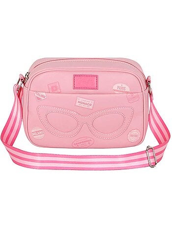 Barbie Travel Bolso Bandolera Fashion Pequeña, Rosa