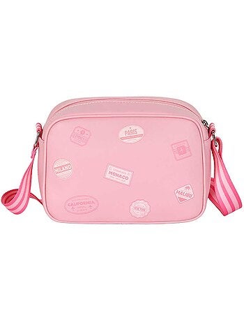 Barbie Travel Bolso Bandolera Fashion Pequeña, Rosa