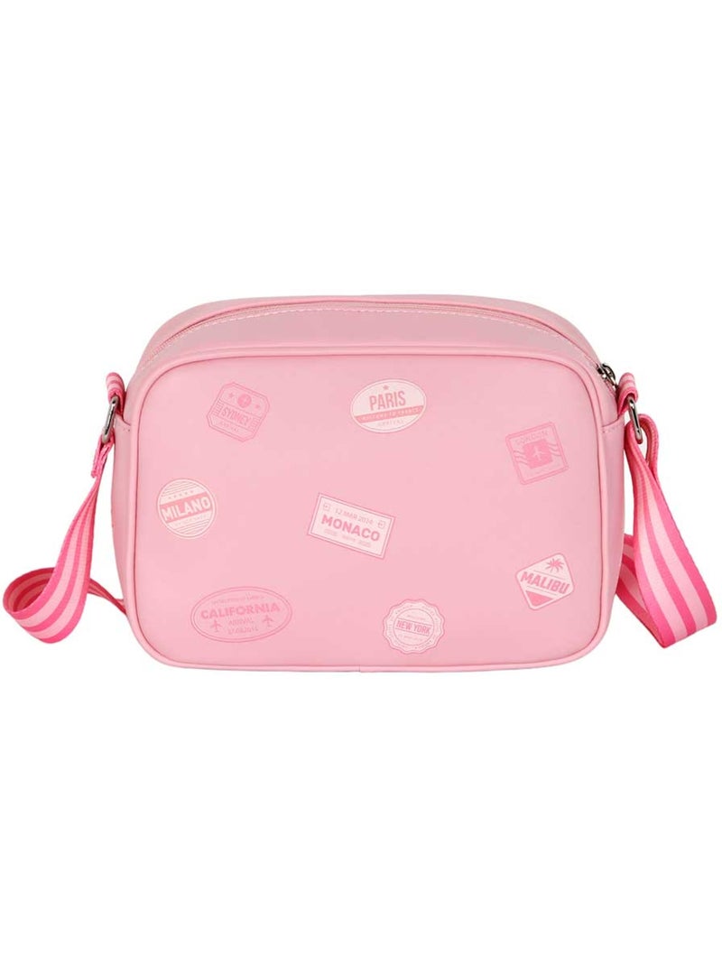 Barbie Travel Bolso Bandolera Fashion Pequeña, Rosa Rosa - Kiabi