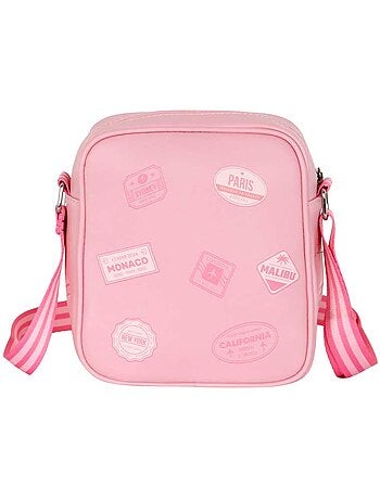 Barbie Travel Bolso Bandolera Sling Fashion, Rosa