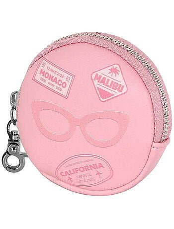 Barbie travel monedero cookie, rosa