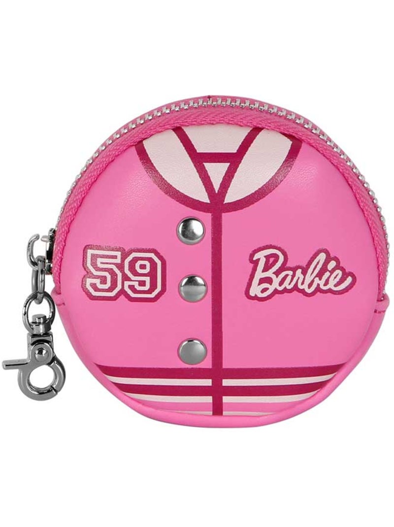 Barbie Varsity Monedero Cookie, Rosa Rosa - Kiabi