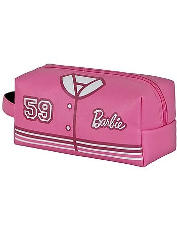 Barbie Varsity Neceser de Viaje Brick PLUS, Rosa