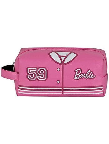 Barbie Varsity Neceser de Viaje Brick PLUS, Rosa
