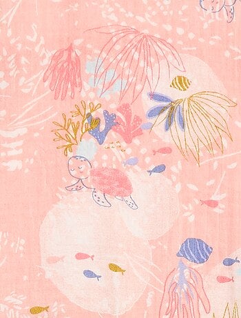 Barboteuse de gasa de algodón 'Petit Béguin'