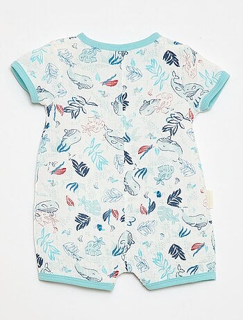 Barboteuse de manga corta 'Petit Béguin'