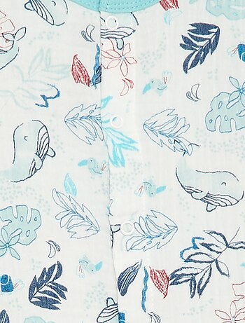 Barboteuse de manga corta 'Petit Béguin'