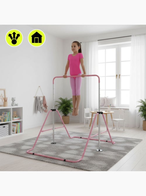 Barra de gimnasia ajustable y plegable hypermotion para niños - Kiabi