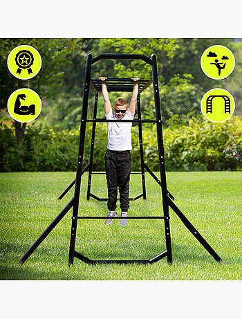 Barra de gimnasia hypermotion swing hyp21 para niños y adultos