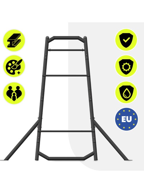 Barra de gimnasia hypermotion swing hyp21 para niños y adultos - Kiabi