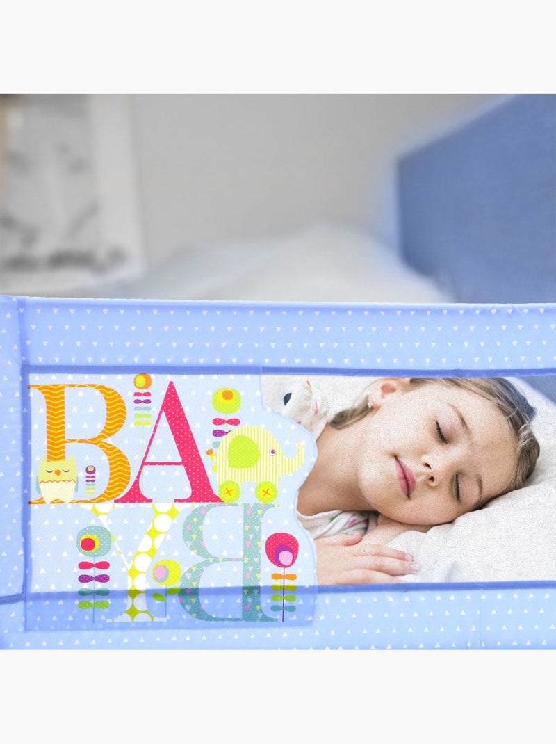 Barrera de Cama 2-1 de 150cm para cama Nido o Standard Baby Asalvo Azul cielo - Kiabi