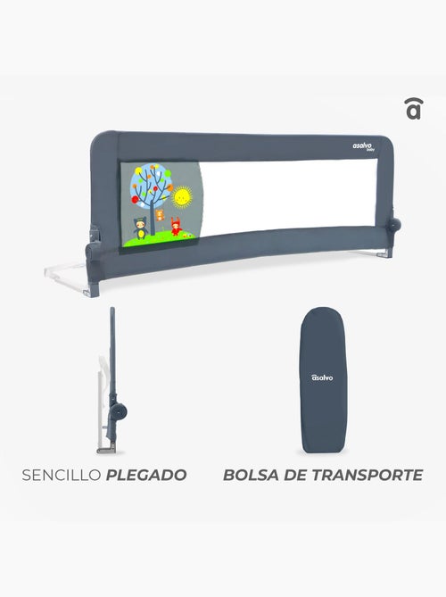 Barrera de Cama 2-1 de 150cm para cama Nido o Standard Baby Asalvo - Kiabi