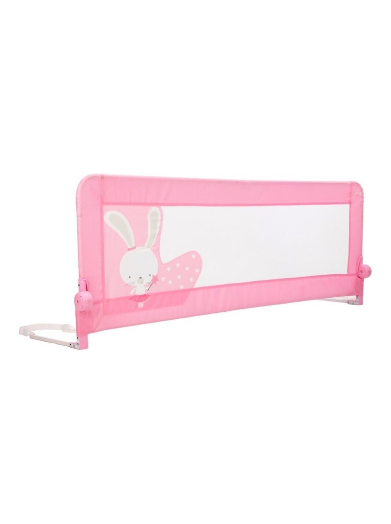 Barrera de Cama 2-1 de 150cm para cama Nido o Standard Conejito Asalvo Rosa - Kiabi