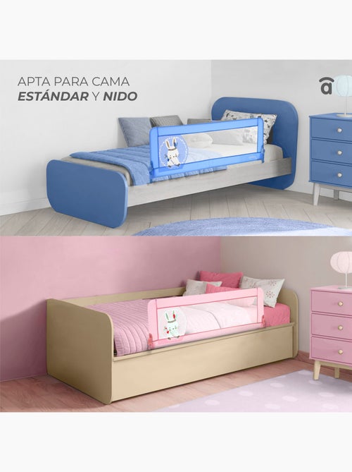Barrera de Cama 2-1 de 150cm para cama Nido o Standard Conejito Tippi Asalvo - Kiabi