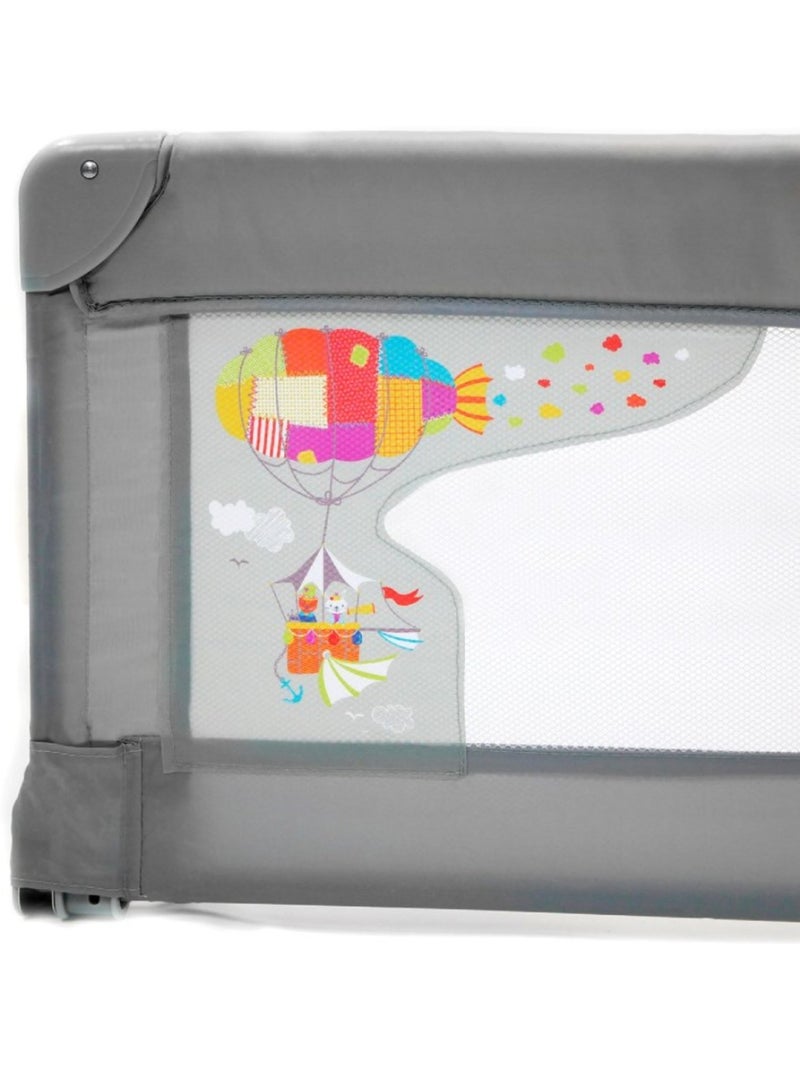 Barrera de Cama de 150cm para cama Standard Estrellas Asalvo Gris - Kiabi