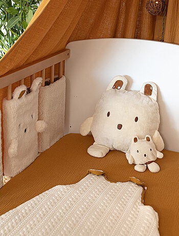 Barrera de cama modular para bebé acolchada