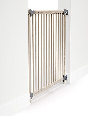 Barrera de seguridad extensible bebés madera LOKEE