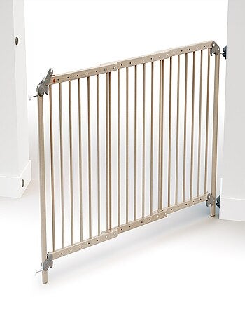 Barrera de seguridad extensible bebés madera LOKEE