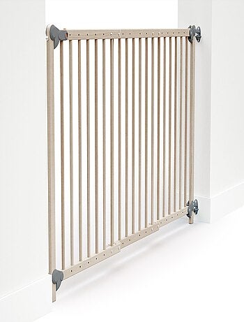 Barrera de seguridad extensible bebés madera LOKEE