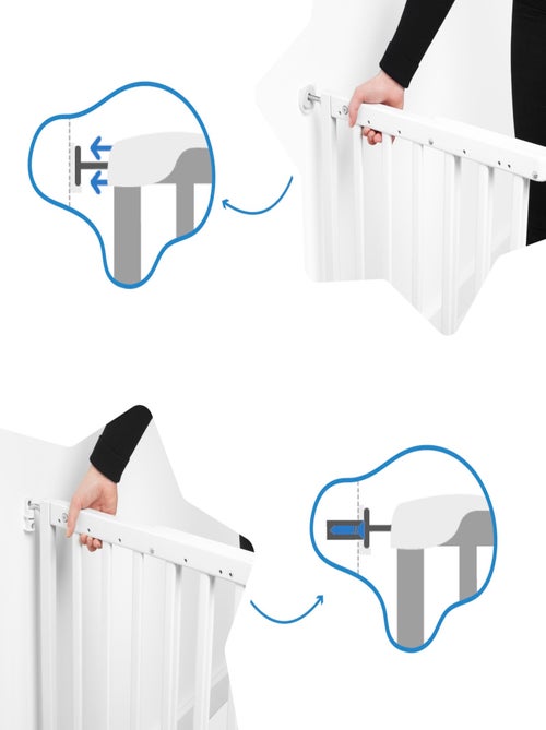 Barrera de seguridad extensible Deco Pop 'Badabulle' - Kiabi